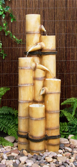 Staren hoeveelheid verkoop onthouden Medium Bamboe Palen Fontein € 149,99