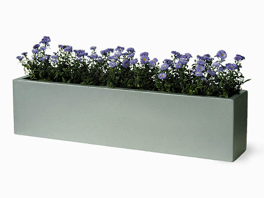 eetpatroon Doorzichtig Diversen Vensterbank Plantenbak van Glasvezel en Kunsthars - Aluminium € 125,99
