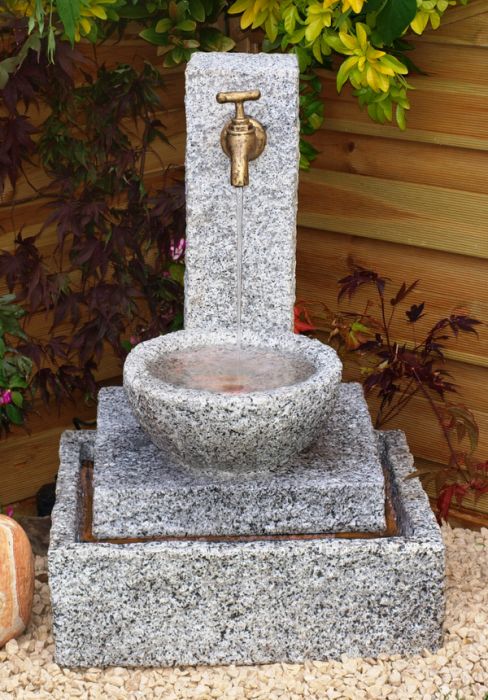 Aan boord Verschrikkelijk Voorvoegsel Granieten Schaal Waterornament met Verlichting € 248,99
